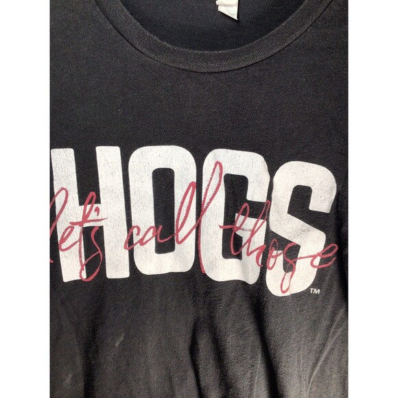 University Of Arkansas Let’s Call Those Hogs Gray Small T-Shirt - Picture 5 of 14
